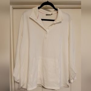 Talbots white spf 50 long sleeved shirt